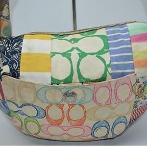 Coach Hamptons Weekend Patchwork Hobo